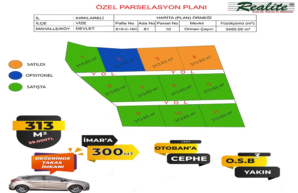 Vize / Devlet Parselleri